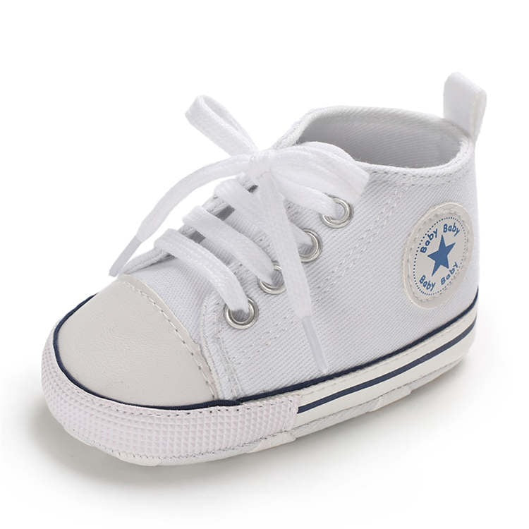 Infants Anti-slip Canvas Sneaker - White