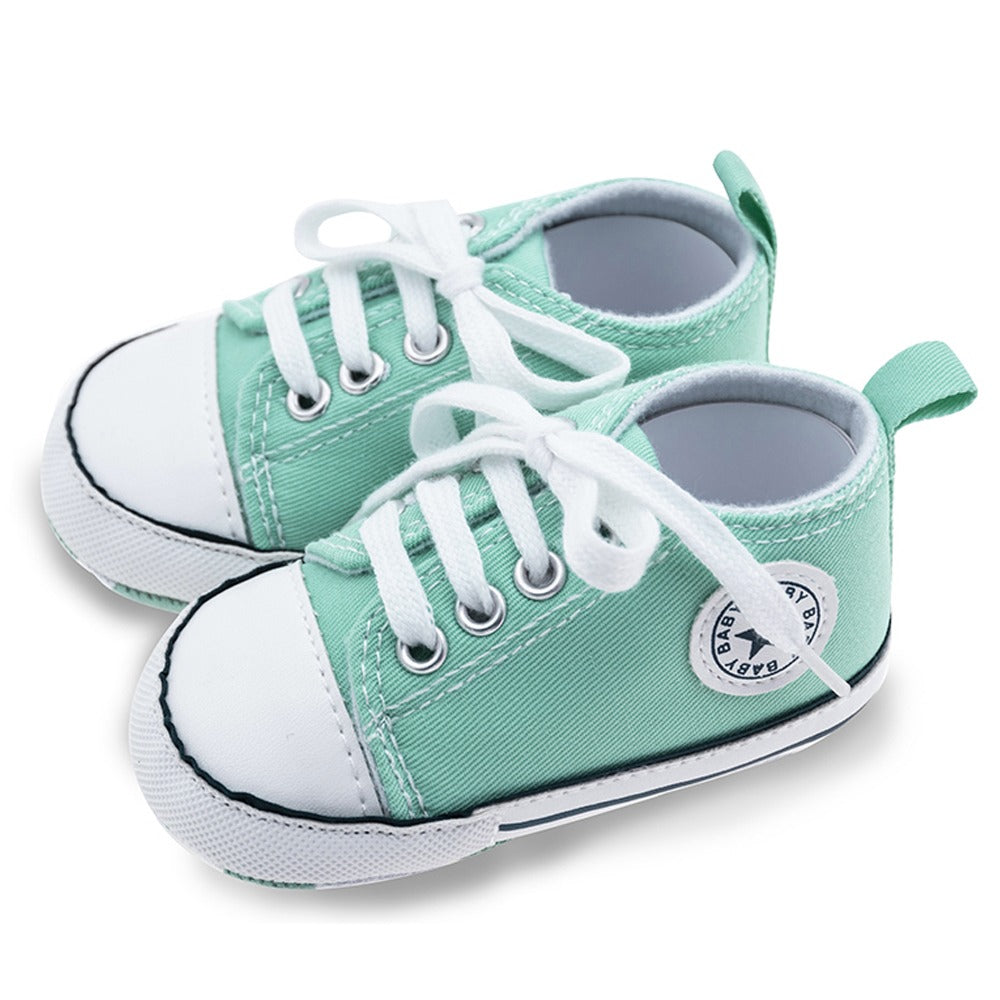 Infants Anti-slip Canvas Sneaker - Green