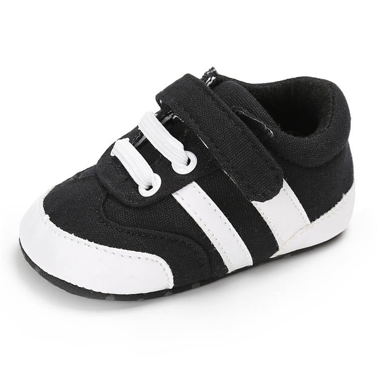 Infants Anti-slip Canvas Sneaker - Black