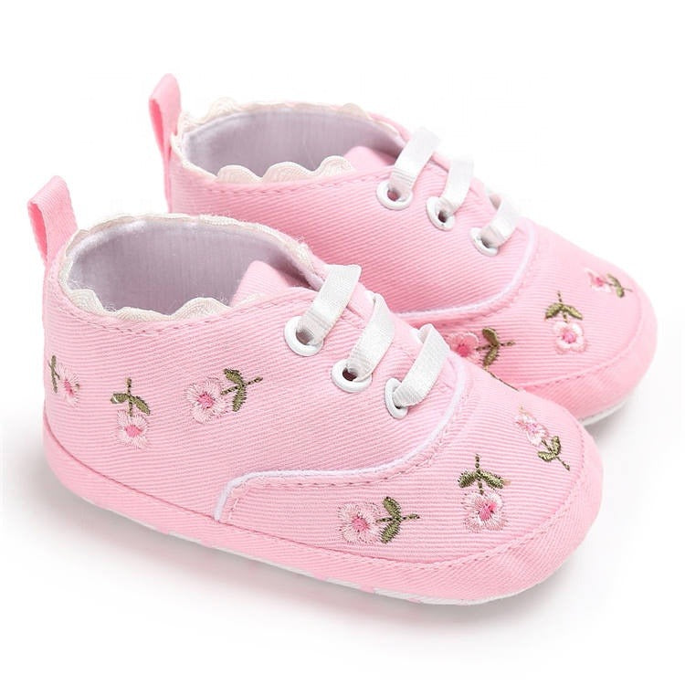 Infants Anti-slip Japanese Style Girls Canvas Sneaker - Pink