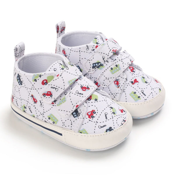 Infants Anti-slip Boys Canvas Sneaker - Cars
