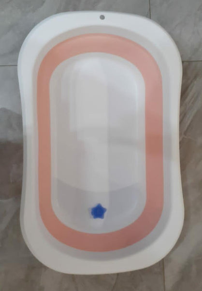 Infant Baby Foldable Bathtub -  Pink
