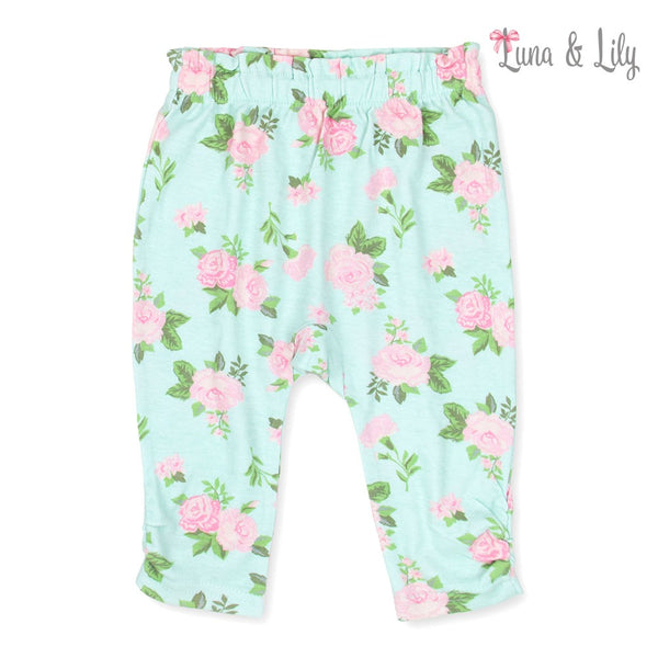 LUNA & LILY 3PC BABY SLEEVELESS SETS - FLOWERS