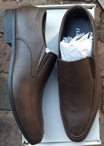 Bata Formal Slip On Shoe - Brown