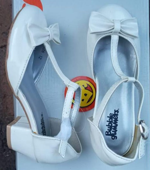 Kids Bubble Gummer White Dress Shoe - Size 12