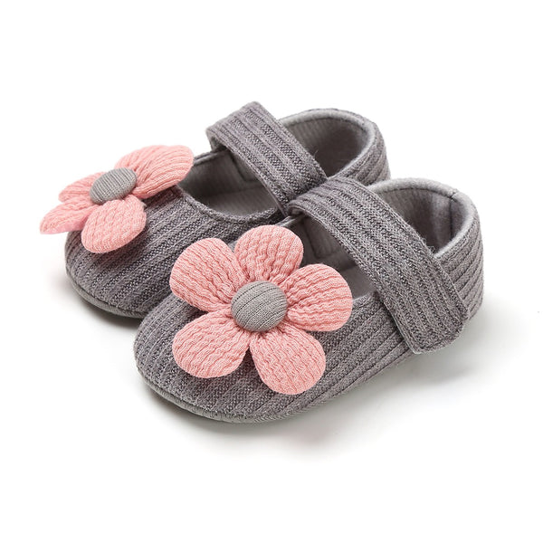 Infants Soft Sole Girls Shoe - Grey