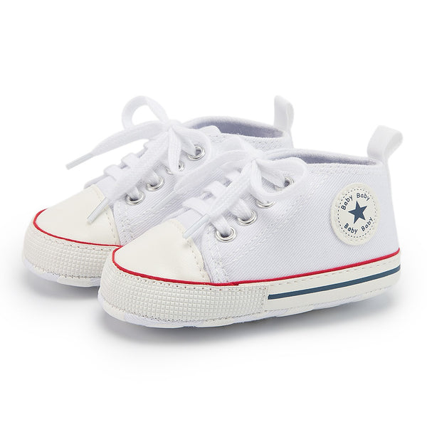 Infants Baby Canvas Sneaker - White