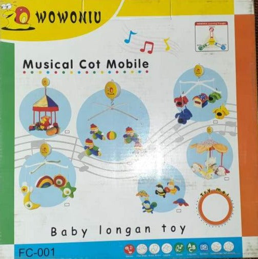 Musical Cot Mobile -  Zoo Animals