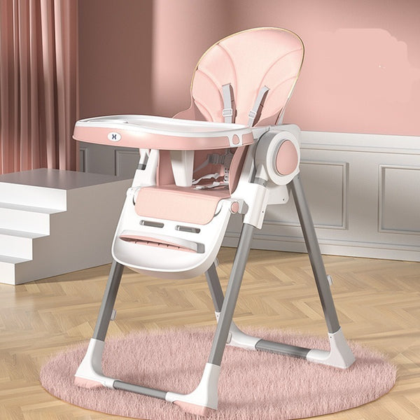 Baby Feeding High Chair - 3 Position - Pink