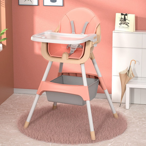 Baby Feeding High Chair - Pyramid Position - Pink