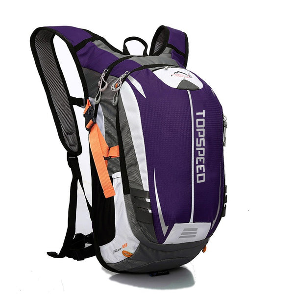 18L Backpack Hydration System Water Bag with FREE 1.5L Bladder - purple