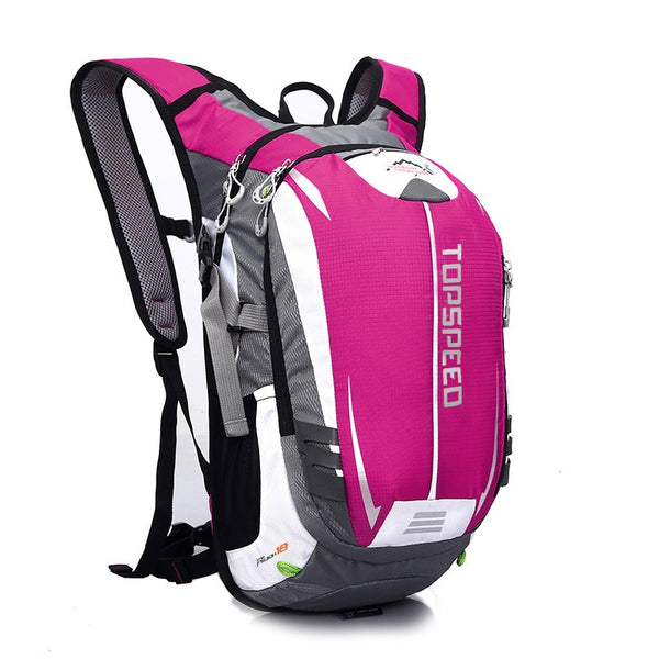 18L Backpack Hydration System Water Bag with FREE 1.5L Bladder - pink