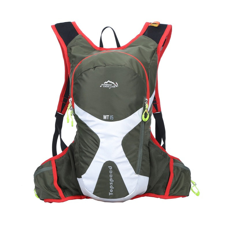 8L Backpack Hydration System Water Bag with FREE 1.5L Bladder - Green