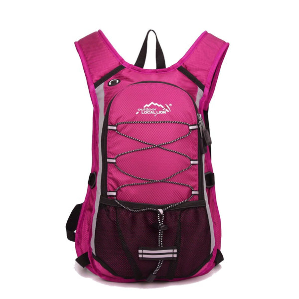 8L Backpack Hydration System Water Bag with FREE 1.5L Bladder - pink