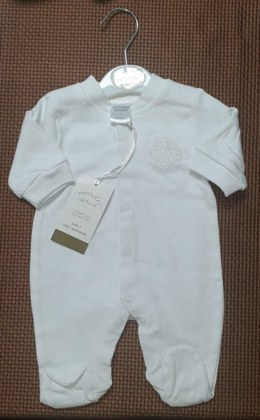 100% COTTON BASIC BABY GROWER WHITE BUTTERFLY - PREMATURE