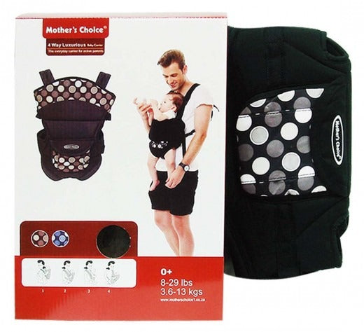 Position Baby Carrier - Designed for new born - 18 Months Old - Black
