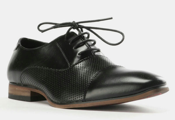 Formal Toe Cap Shoes - Black