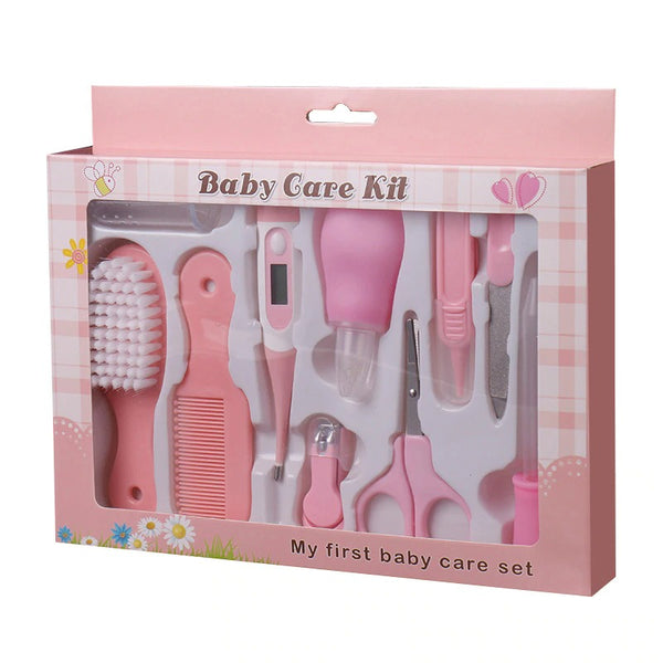 10pc Baby Care Kit Pink