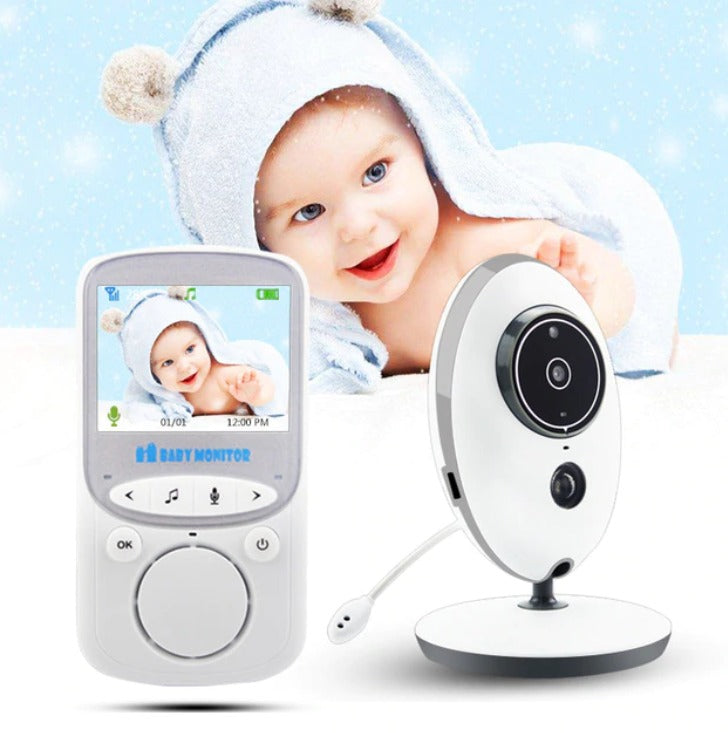 Baby Monitor Wireless Two-way Speaker Video 2.4" LCD 2.4GHz