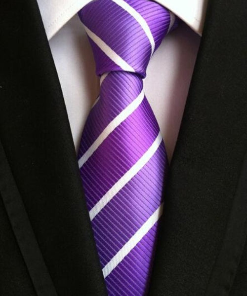 Men's Neck Ties - Purple NT103
