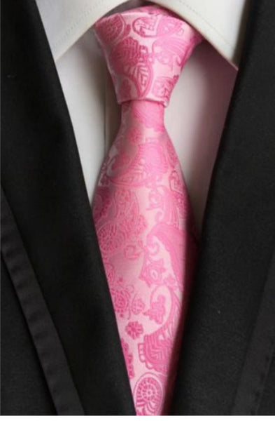 Men's Neck Ties - Floral Pink NT269