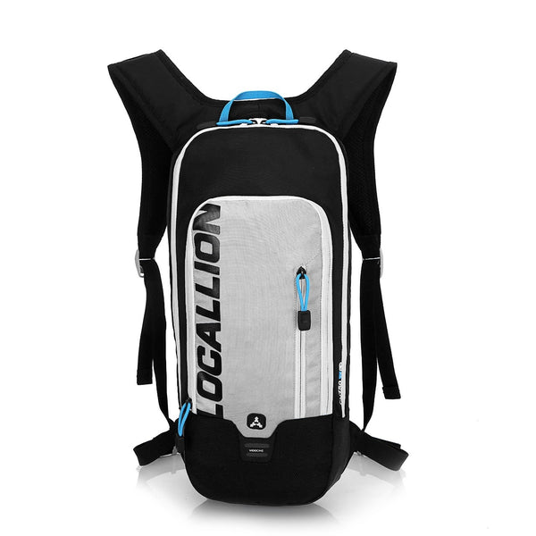 8L Slimlite Backpack Hydration System Water Bag with FREE 1.5L Bladder - Grey/Black