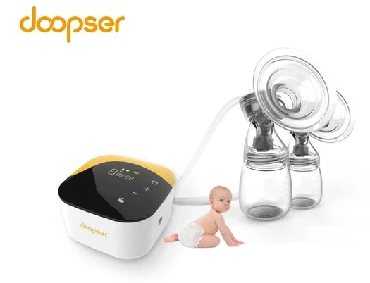 Doopser Dual Electric Breast Pump With LCD Display