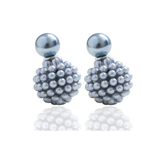 Pearl Clip on Party Earrings