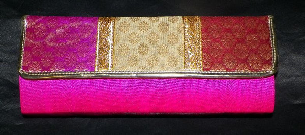 Oriental Fabric Clutch Bags Large