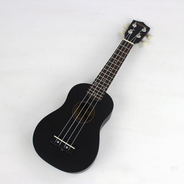 Guitar: Acoustic Soprano Ukulele Musical Instrument - Black