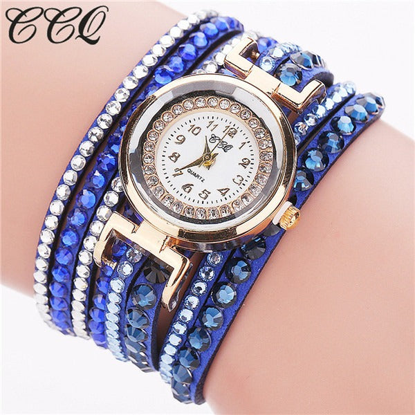 Ladies Crystal Bracelet Watch