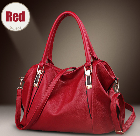 Ladies Cross Body Handbag - Red
