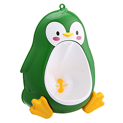 Children's Penguin Potty Urinal Trainer for Boys- Green