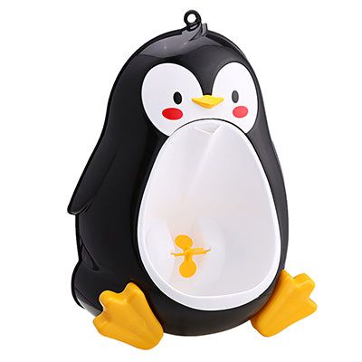 Children's Penguin Potty Urinal Trainer for Boys- Black