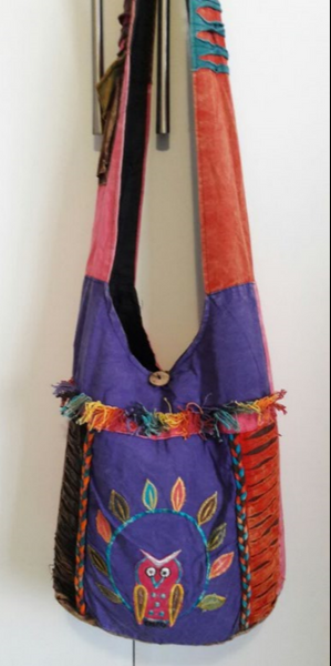 Ladies Handmade Hobo Sling Bag - Natural Art 18 Styles