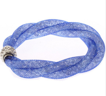 Crystal Net Tennis Bracelet