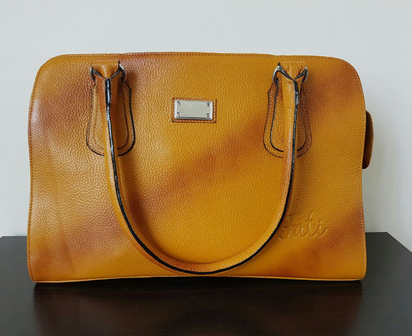 100% Genuine Buffalo Leather Everyday Handbag - 3 Colours