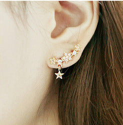 Star and Flower Stud Earring
