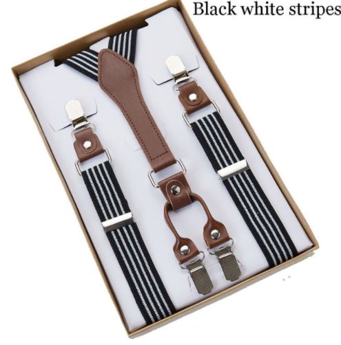4 Clip Men's Suspenders