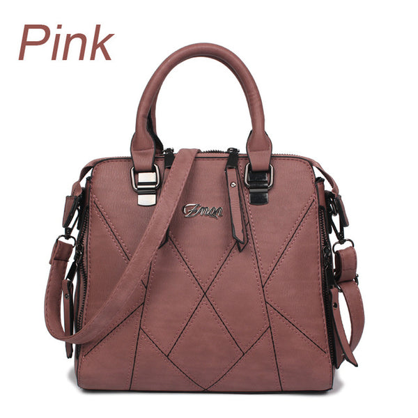Ladies Cross Body Handbag - Pink