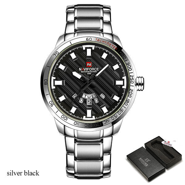 Men's Formal Stainless Steel Watch - Naviforce
