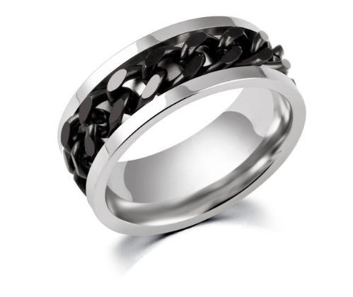 Men's Stainless Steel Chain Rings