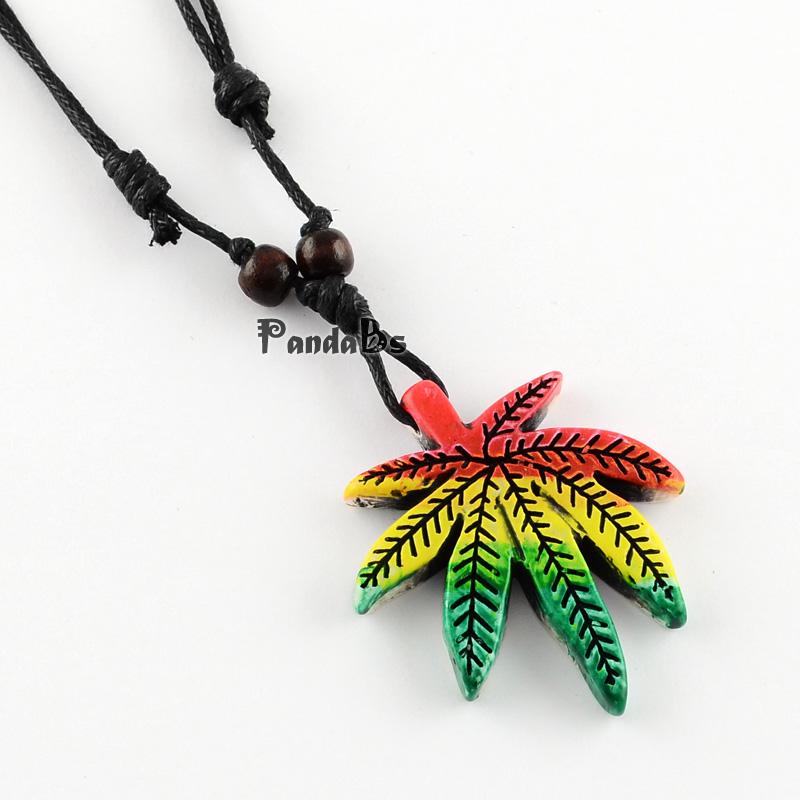 Weed Pot Leaf Neck Chain